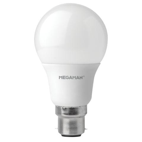 MEGAMAN LED Bulb B22 / 6500K MEGAMAN Lighting LED Bulb Classic A60 9.5W