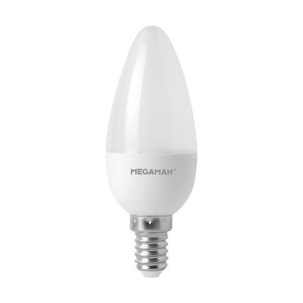 MEGAMAN LED Bulb MEGAMAN LED 3.8W Candle Dimmable Warm White, LED light bulbs