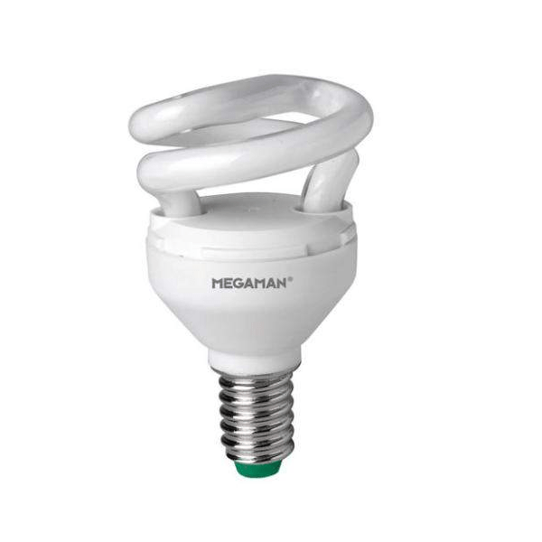MEGAMAN Light Bulb 2700K / 5W / E14 MEGAMAN SP0205-E14 Spiral 5W