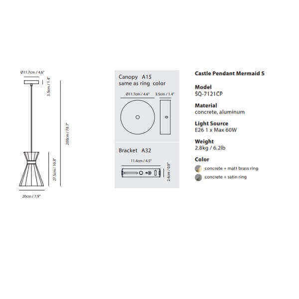 [USA] Seed Design Castle Pendant Lamp