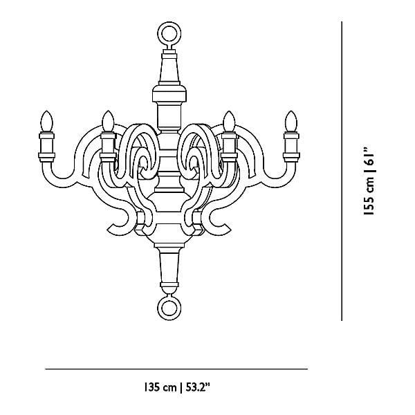Y1 Home Decore [USA] Moooi Studio Job Paper Chandelier