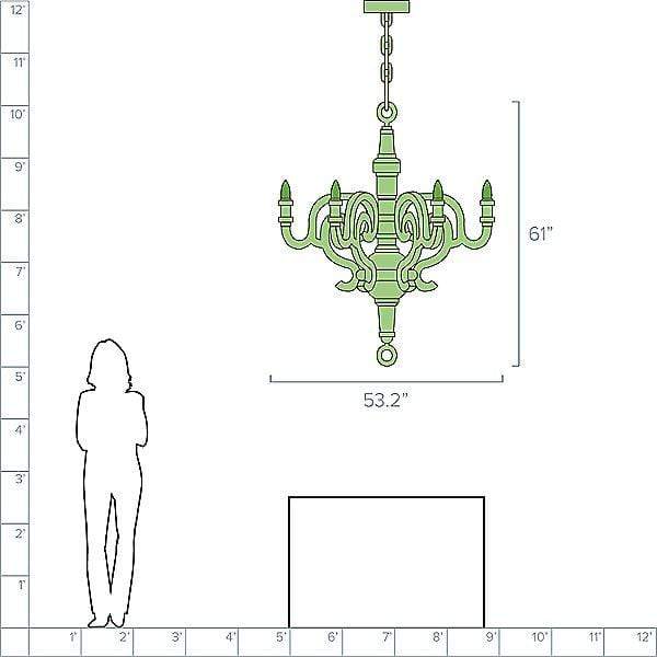 Y1 Home Decore [USA] Moooi Studio Job Paper Chandelier