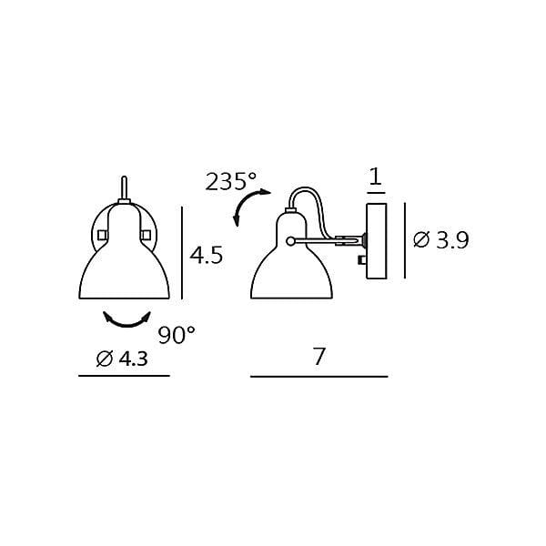 Y1 Home Decore [USA] Seed Design Laito Wall Sconce