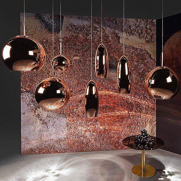 Y1 Home Decore [USA] Tom Dixon Copper Shade Tall Pendant Light